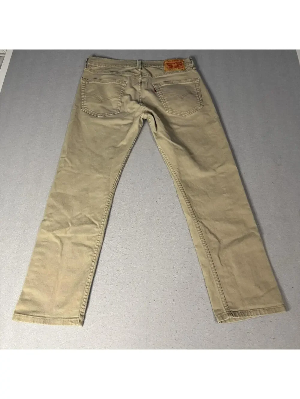Levis 502 Jeans Mens 32x30 Pants Tan Beige Khaki‎ Modern Western Basic Minimal